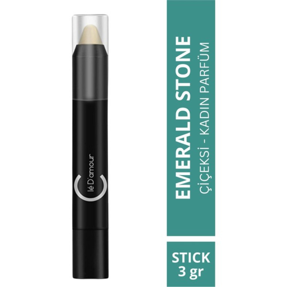 Cle D'Amour Emerald Stone (Gurme/Çiçeksi) Women - Kadın Stick Parfüm 3 gr - Vegan Oto Boyaları Fiyatı