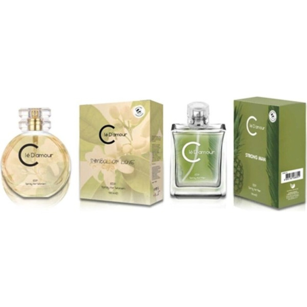 Clé D'amour Symbol Of Love + Strong Man - 2 Li Kadın Erkek Parfüm Seti 50 Ml - Vegan Oto Boyaları Fiyatı