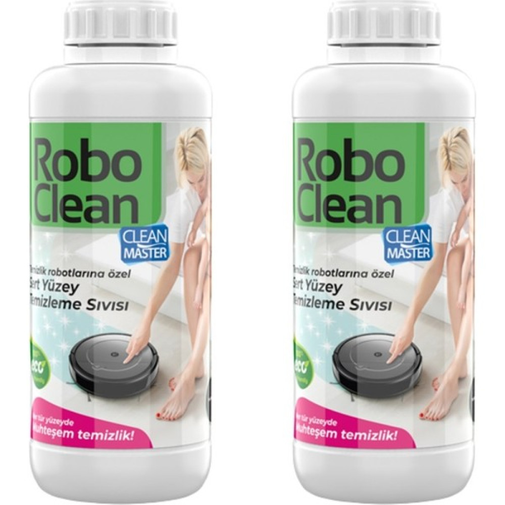 Clean Master Roboclean Robot Süpürge Zemin Temizleyicisi 2x 1000 ml - Beyaz Parlatıcı ve Temizleyiciler Fiyatı