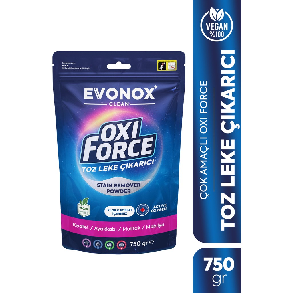 Clean Oxi Force Toz Leke Çıkarıcı 750 gr Çamaşır Yıkama Fiyatı