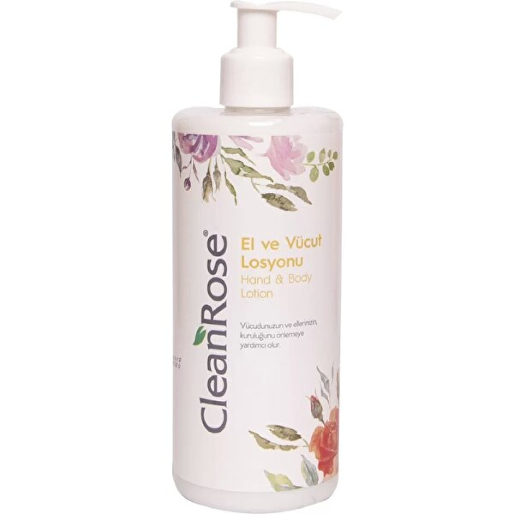 Clean Rose El ve Vücut Losyonu Pompalı 400 ml Nemlendiriciler Fiyatı