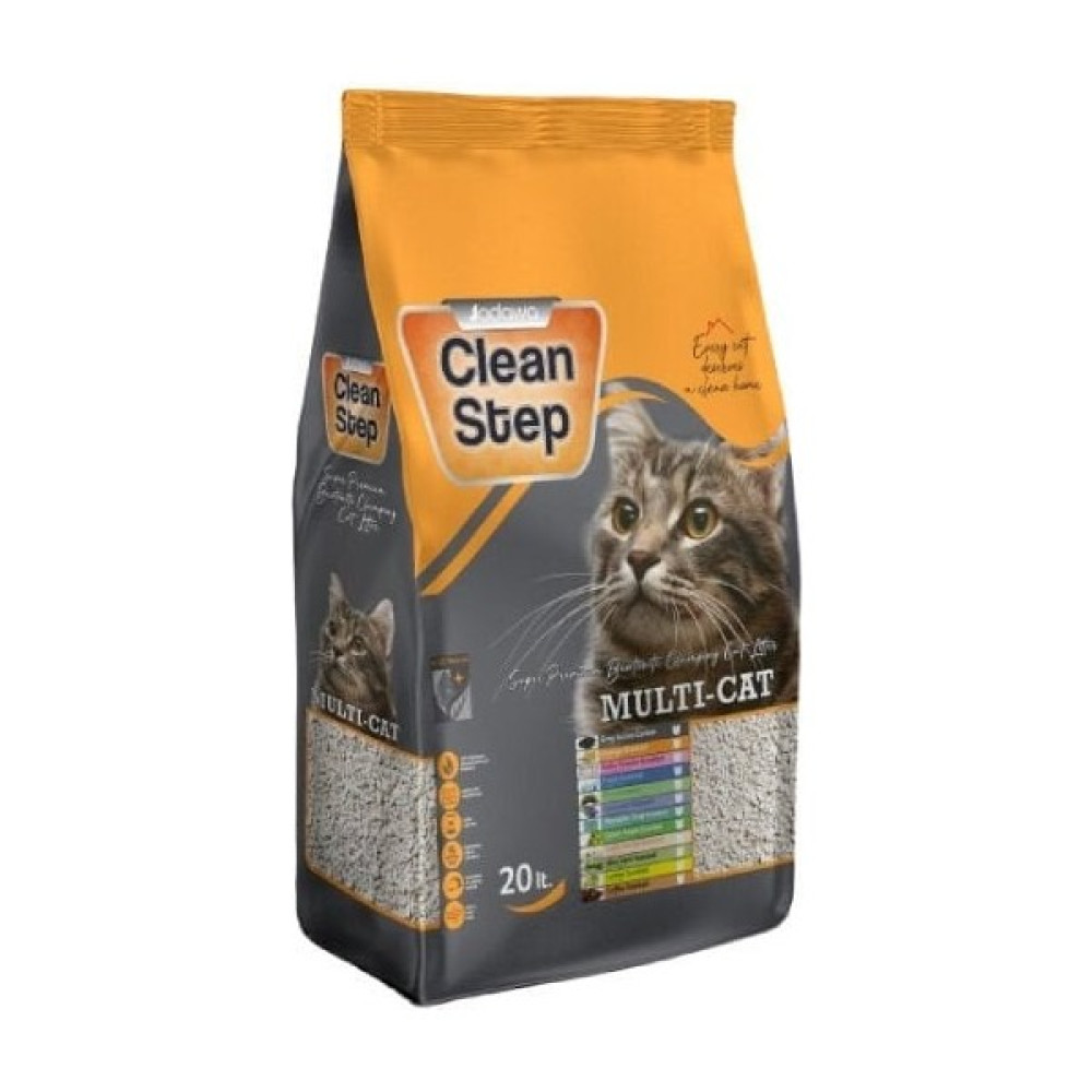 Clean Step Activated Aktif Karbonlu Çoklu Kediler Için Ince Taneli Topaklanan Bentonit Kedi Kumu 20 lt Evcil Hayvan Ürünleri Fiyatı