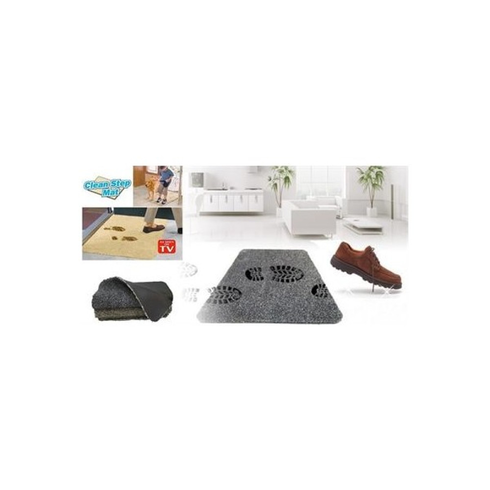 Clean Step Mat Yıkanabilir Mikrofiber Kir Toz Emici Iç-Dış Ortam Paspas - Acı Kahve - 100 x 100 cm Paspas Fiyatı