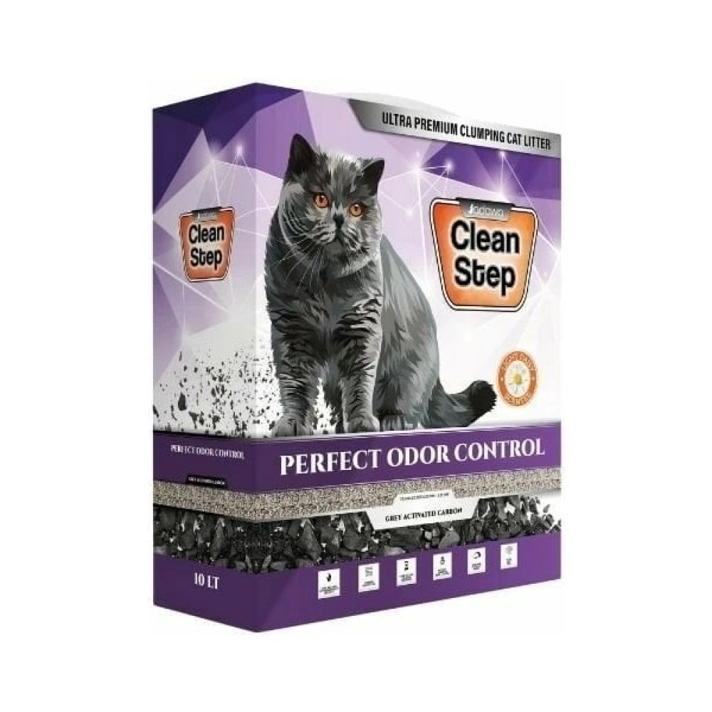 Clean Step Perfect Odor Aktif Karbonlu Papatya Kokulu Ince Taneli Topaklanan Bentonit Kedi Kumu 10 Lt Evcil Hayvan Ürünleri Fiyatı