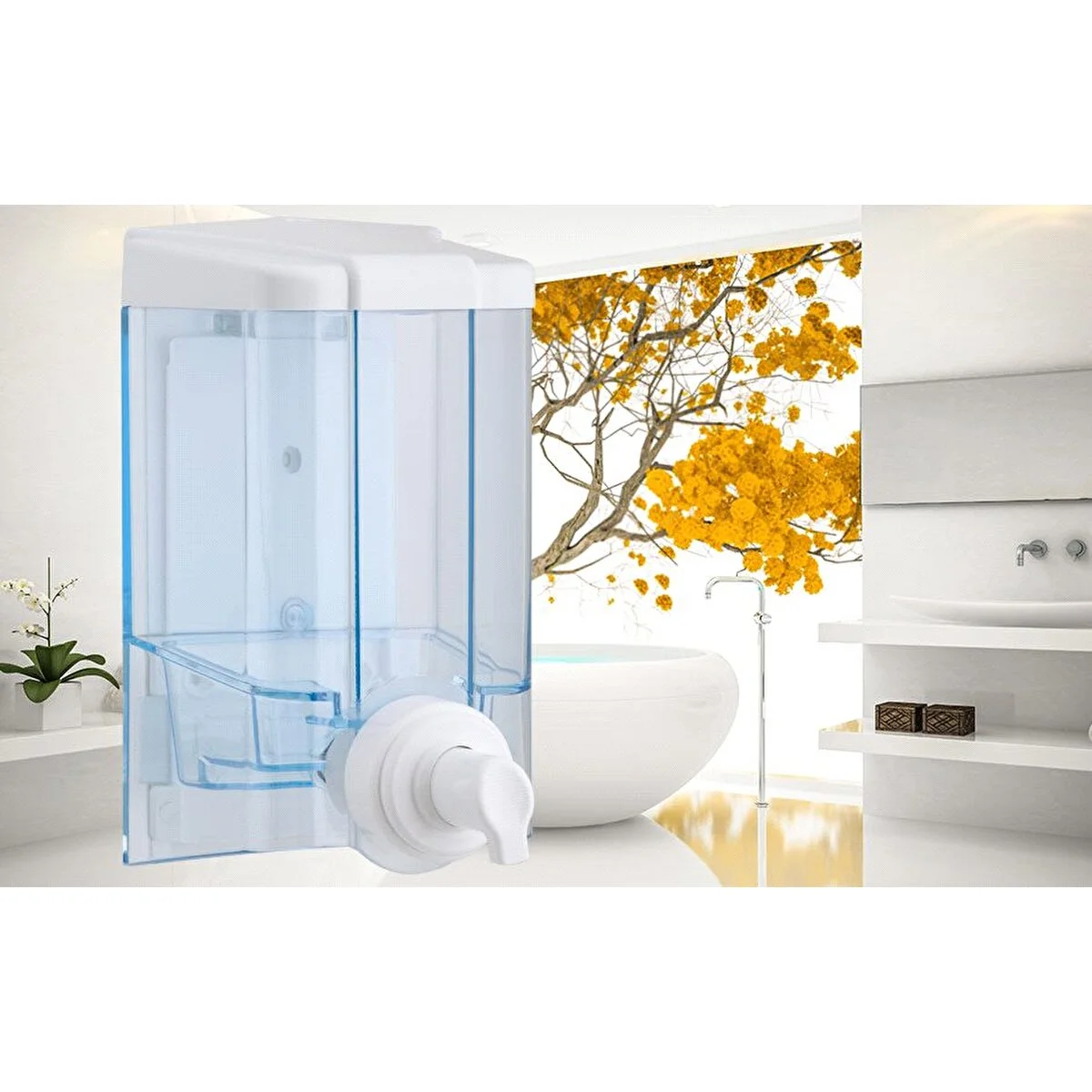 Clean Style F4t Hazneli Köpük Sabun Dispenseri Aparatı 1000 Ml Şeffaf Dispenser Fiyatı