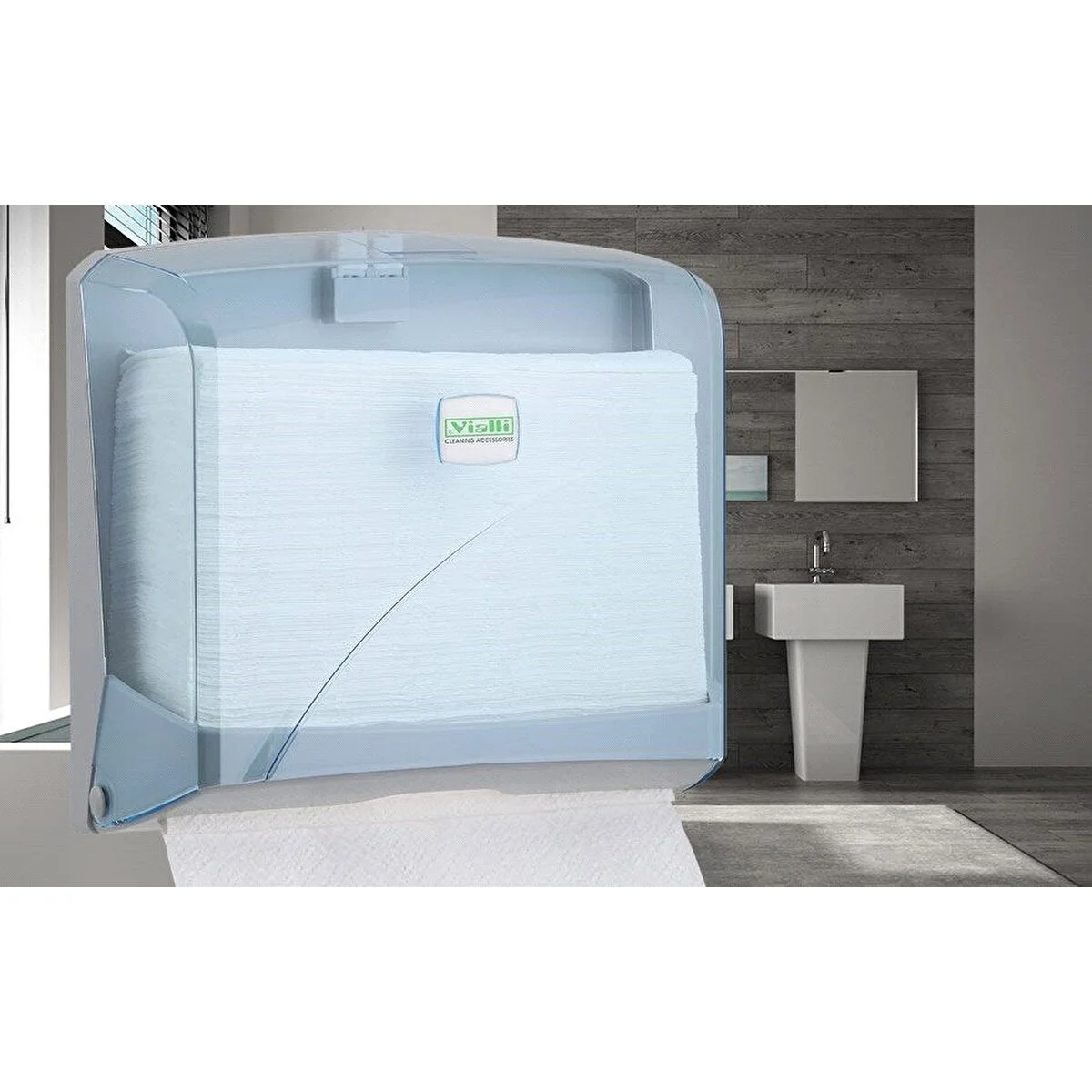 Clean Style K2t Banyo Mutfak Lavabo Pratik Z Katlı Kağıt Havlu Dispenseri Kapasite 200 Kağıt Şeffaf Dispenser Fiyatı
