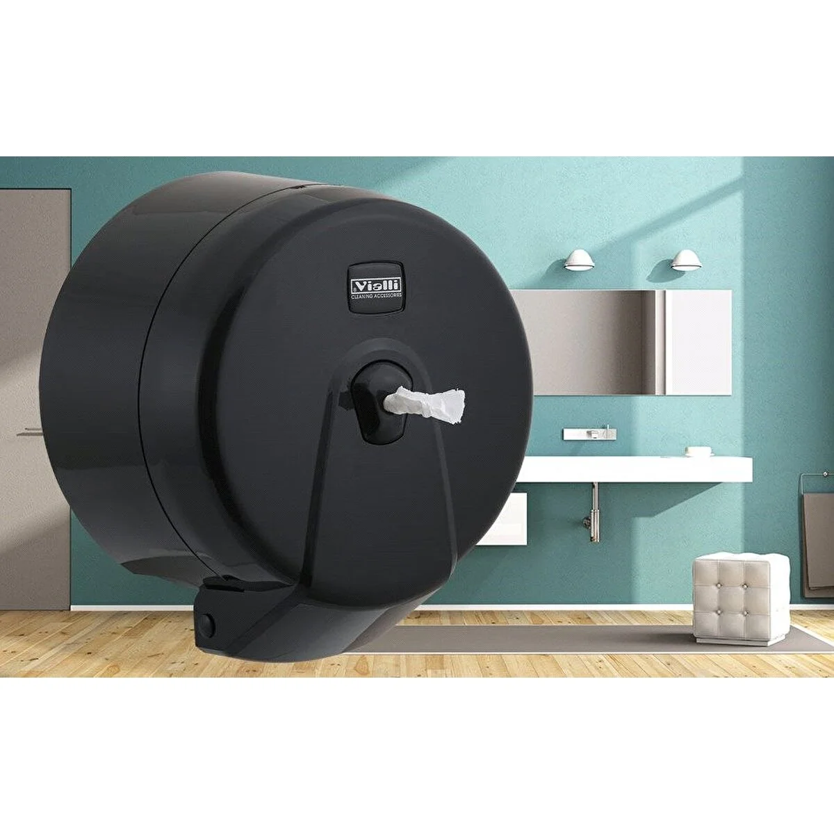 Clean Style K3b Mini Cimri İçten Çekmeli Tuvalet Kağıdı Dispenser Aparatı Siyah Tuvalet Kağıtlığı Fiyatı