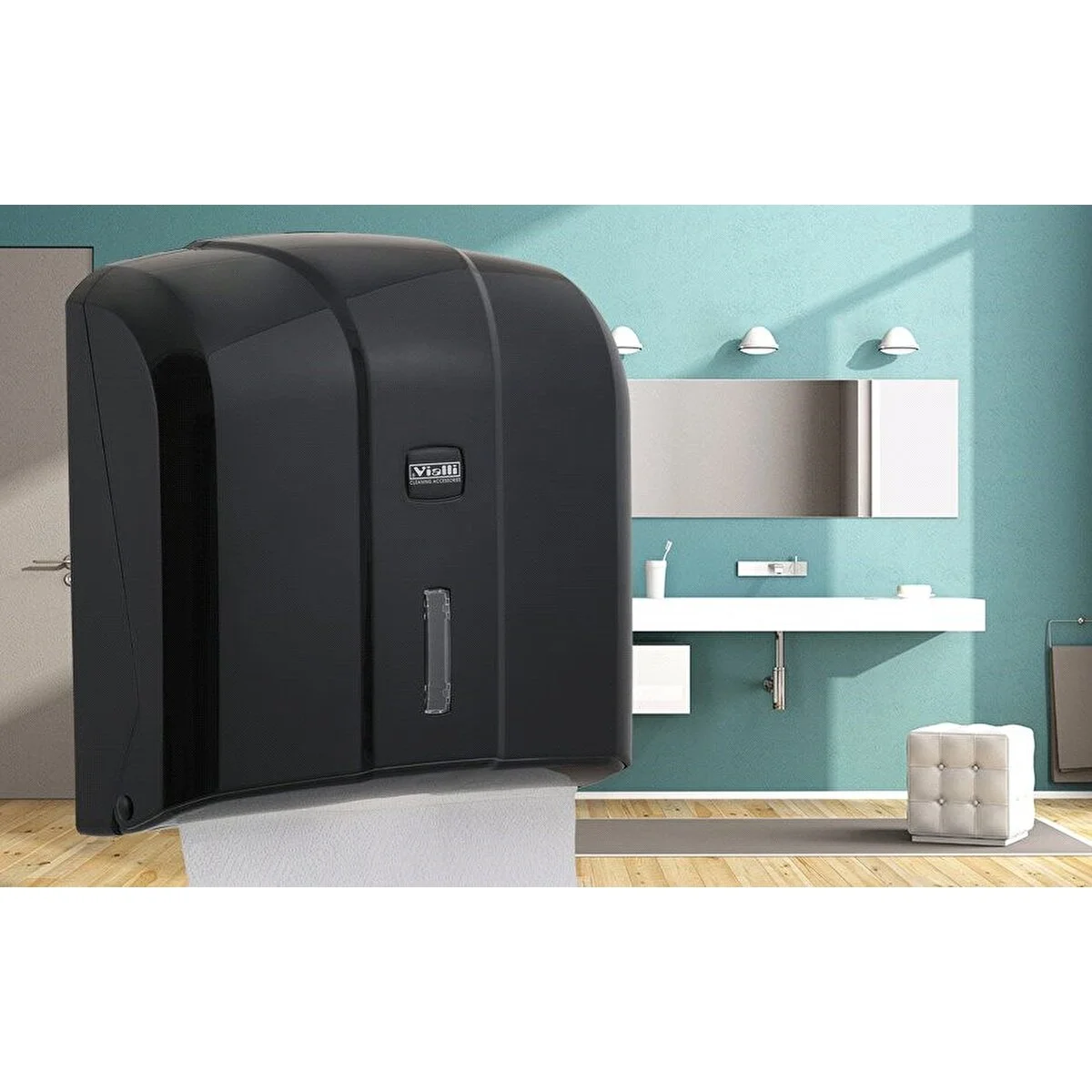 Clean Style Kh300b Z Katlı Kağıt Havlu Dispenseri Siyah Kapasite 300 Kağıt Dispenser Fiyatı