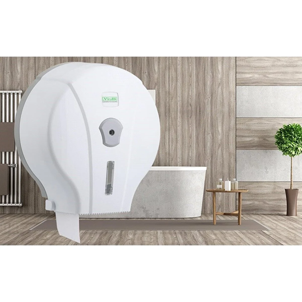 Clean Style Mj1 Mini Jumbo Wc Tuvalet Kağıdı Dispenseri Beyaz Tuvalet Kağıtlığı Fiyatı