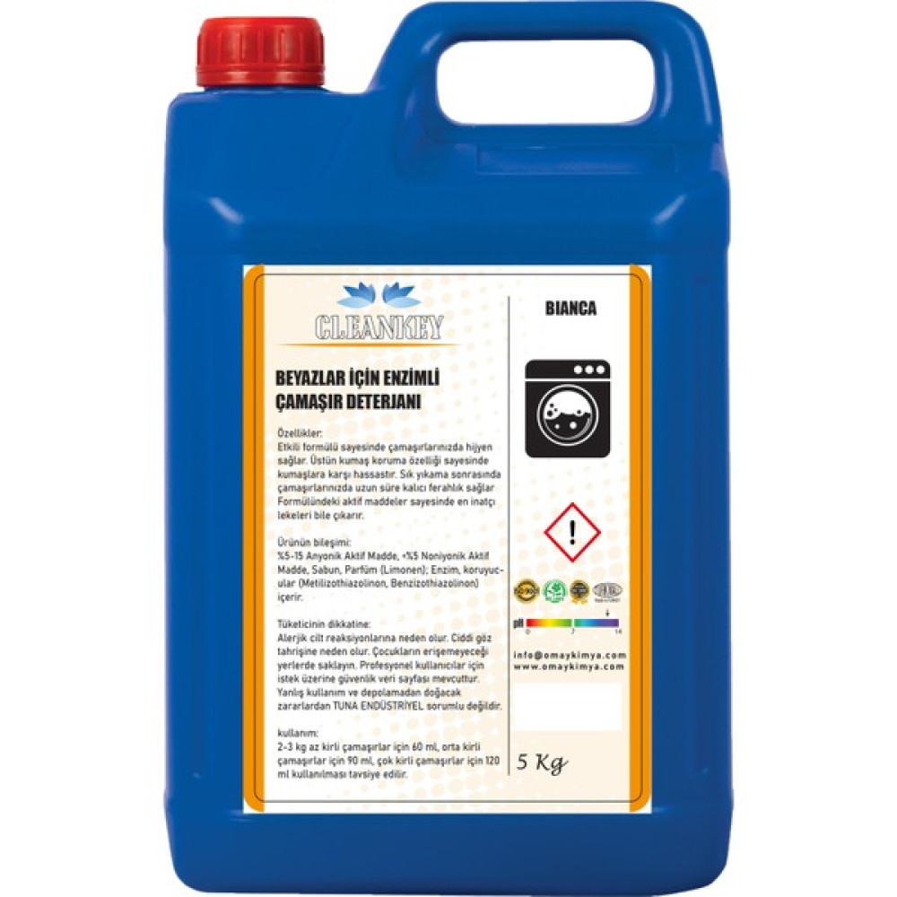 Cleankey Sıvı Çamaşır Deterjanı Beyazlar 5 Lt Çamaşır Deterjanı Fiyatı