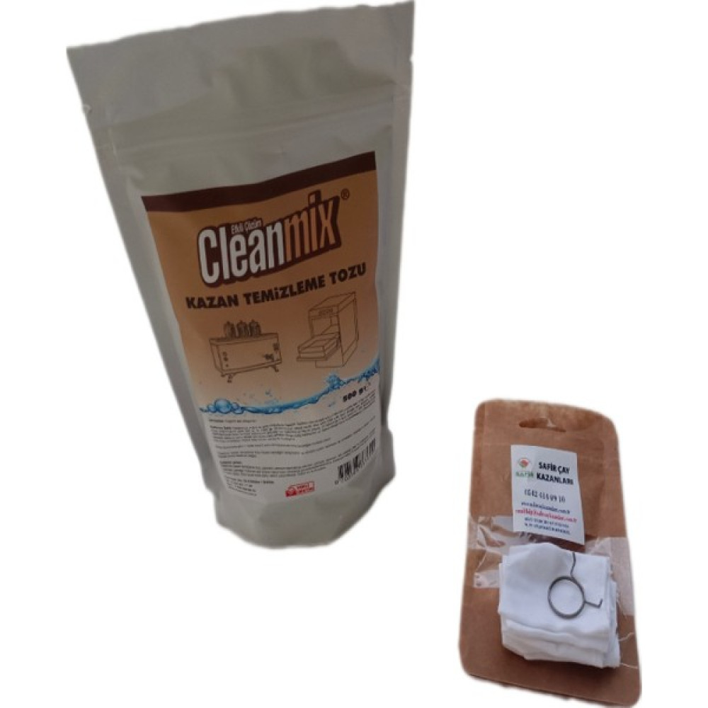 Cleanmix Safir Çay Kazanı Organik Kireç Temizleme Tozu 500 gr + Musluk Bezi 1 Paket Oto Boyaları Fiyatı