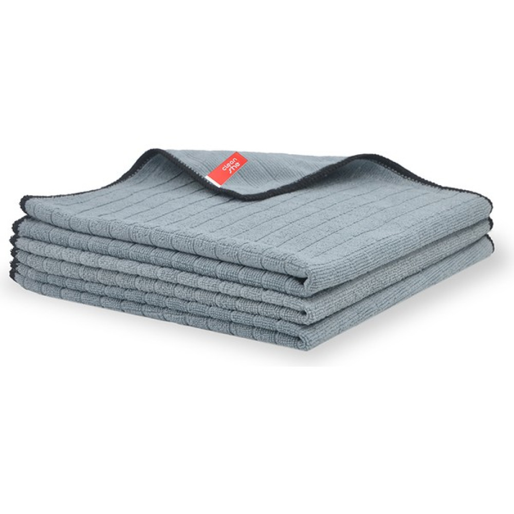 Cleanshe Mikrofiber Çok Amaçlı Mutfak Temizlik Bezi 3'lü Set 40X40cm Leke ve Koku Tutmaz - Gri - Standart Diğer Fiyatı