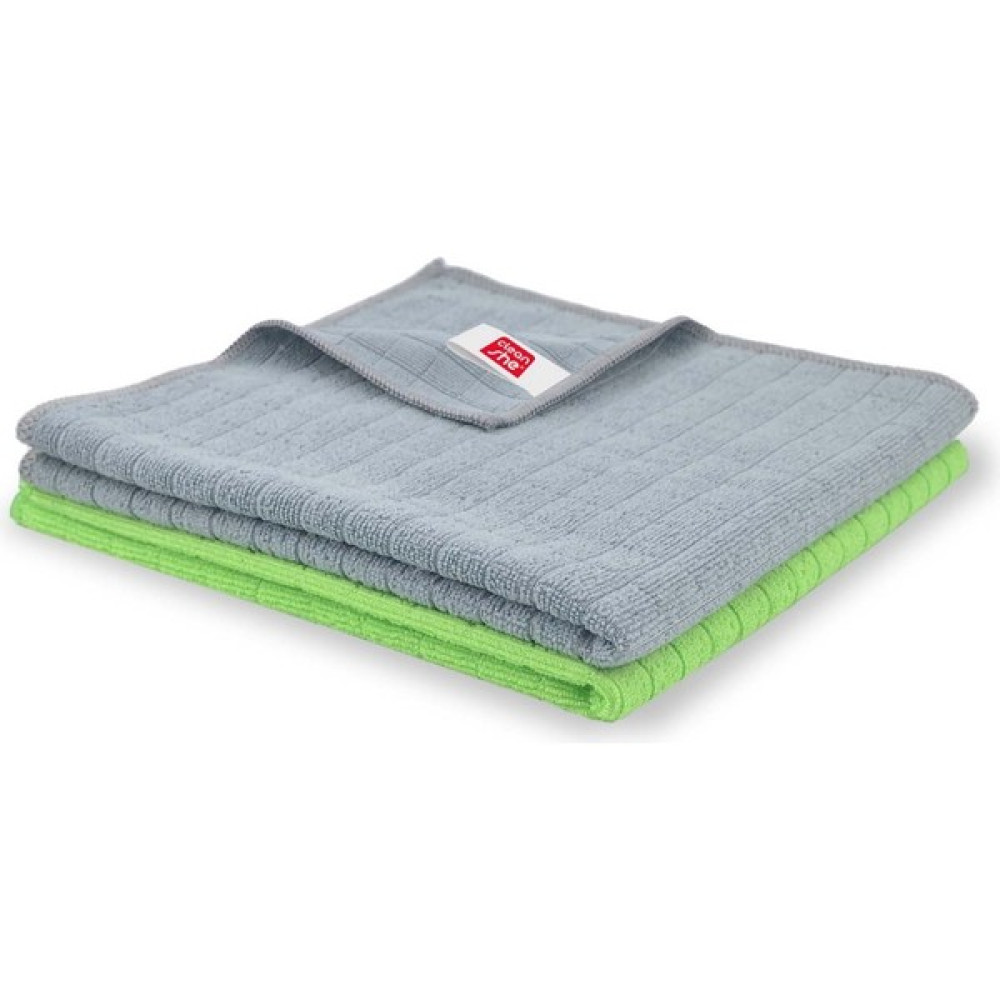 Cleanshe Universal Mikrofiber Kareli Temizlik Bezi 2'li Set 40 x 40 cm - Renkli - Standart Diğer Fiyatı