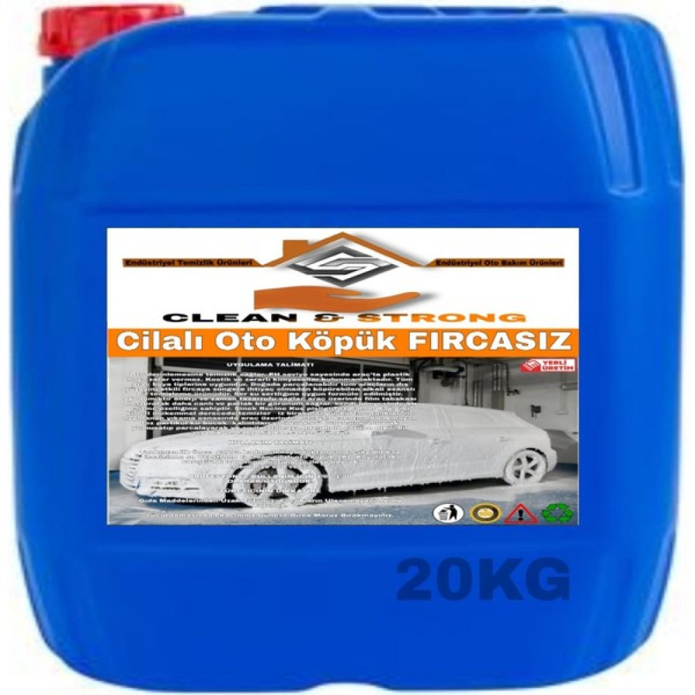 Clean&Strong Cilalı Oto Köpük Standart 20KG Oto Yıkama Ürünleri Fiyatı