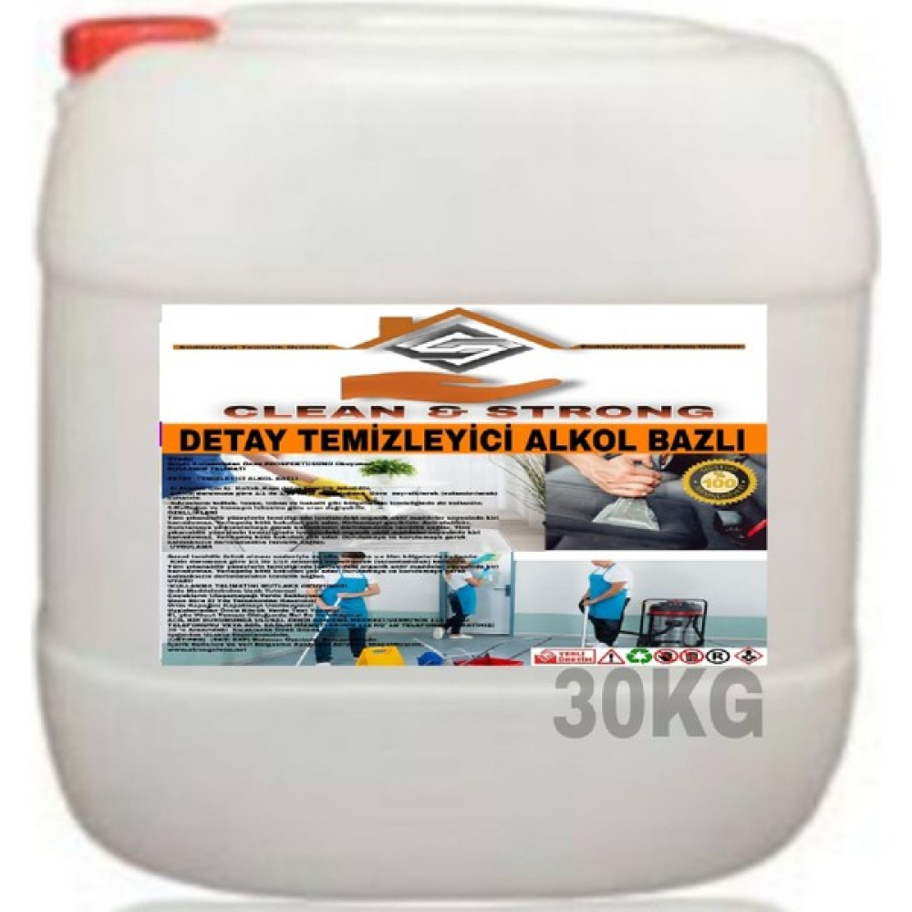 Clean&Strong Detay Temizleyicisi Alkol Bazlı 30 kg Oto Boyaları Fiyatı