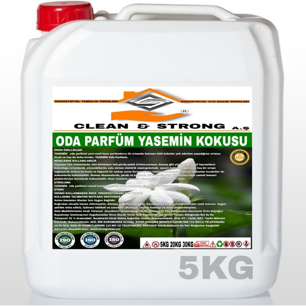 Clean&Strong Oda Parfüm Yasemin 5 kg Oda Kokusu Fiyatı