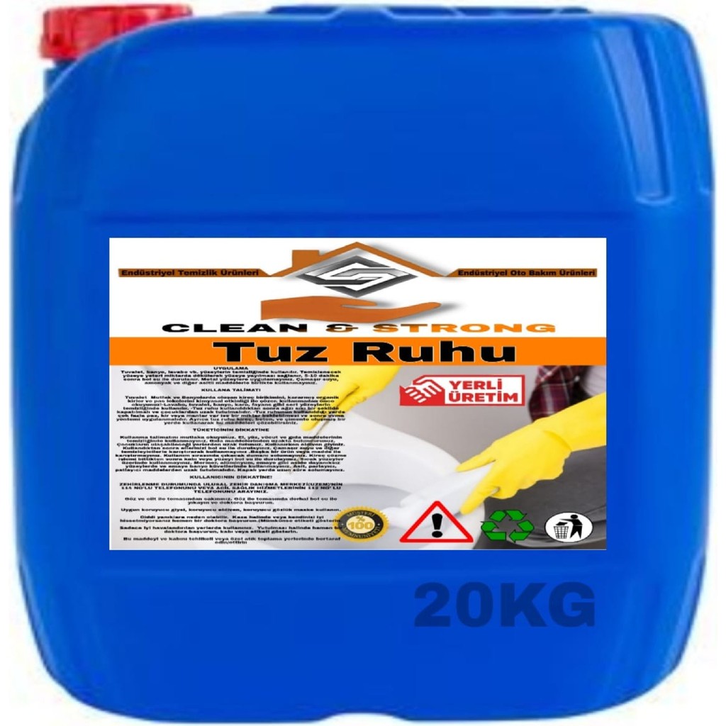 Clean&Strong Tuz Ruhu 20KG - 1 Adet Diğer Fiyatı