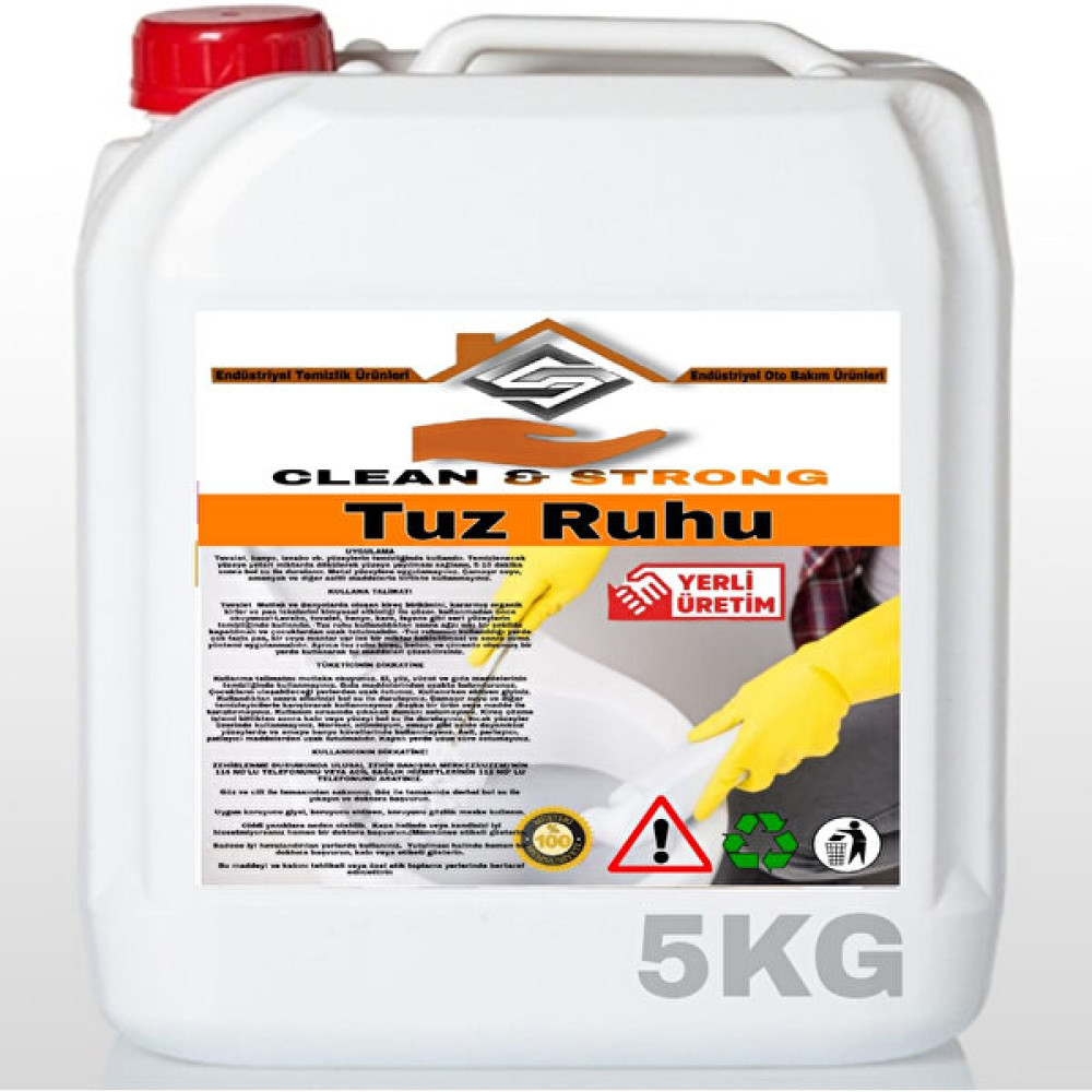 Clean&Strong Tuz Ruhu 5kg - 5 kg Temizlik Malzemeleri Fiyatı