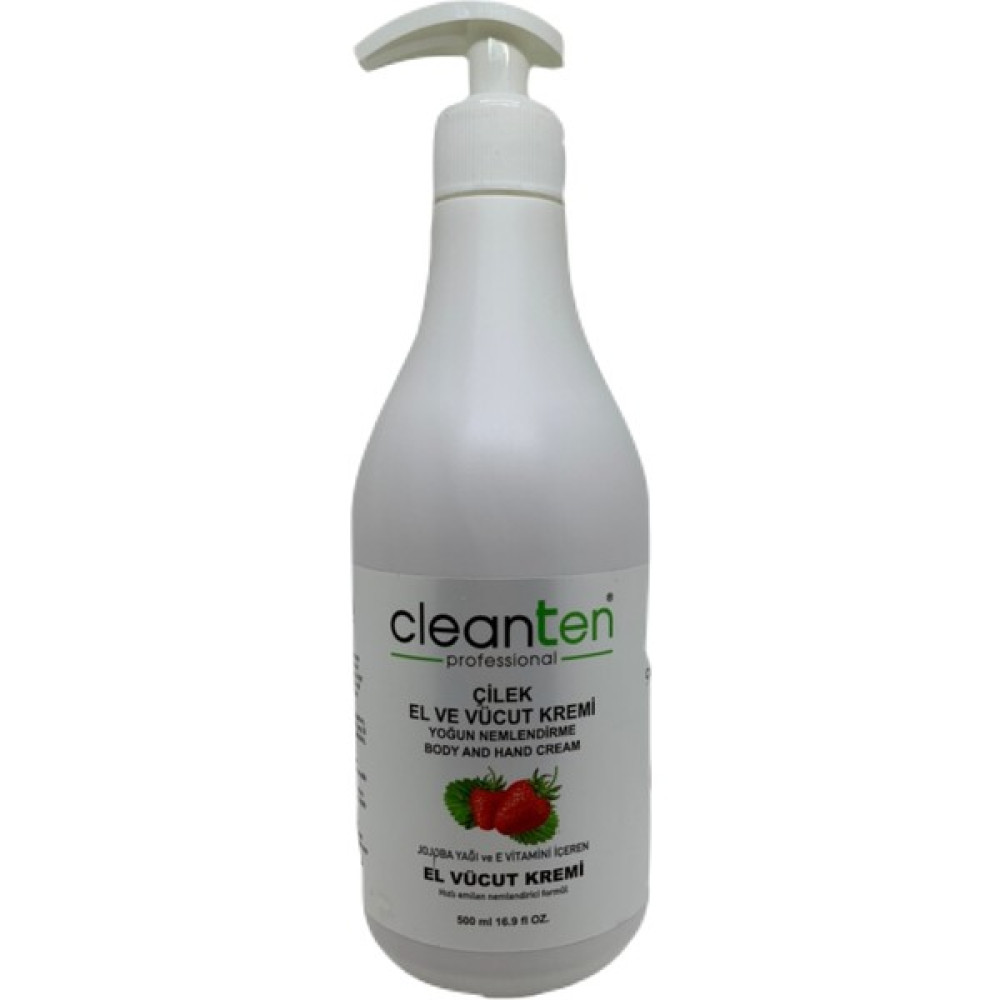 Cleanten El ve Vücut Kremi Çilek 500 ml El ve Ayak Bakımı Fiyatı
