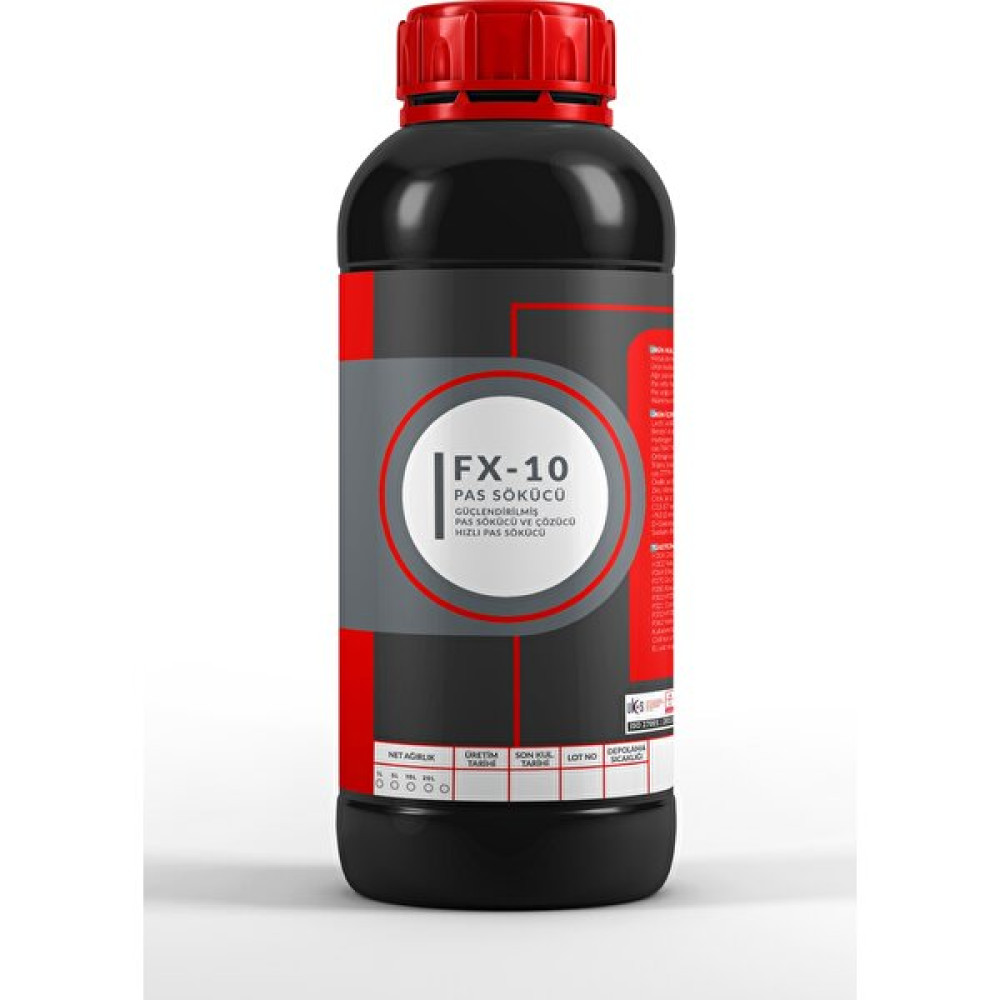 CleanTurk FX10 En İyi Pas Sökücü ve Pas Çözücü Demir Metal ve Yüzey Pas Temizleme - 1 KG Bakım Spreyleri Fiyatı