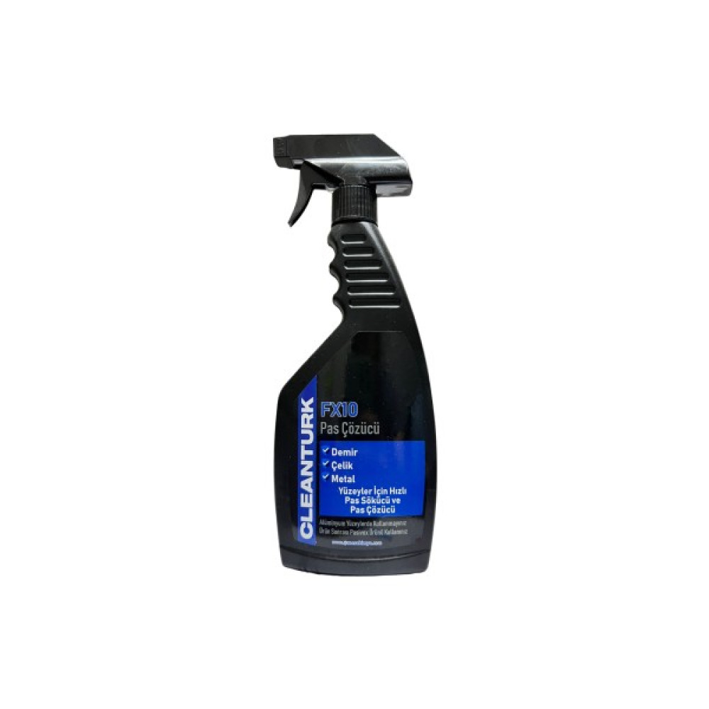 CleanTurk FX10 En İyi Pas Sökücü ve Pas Çözücü Demir Metal ve Yüzey Pas Temizleme - 500 ML Bakım Spreyleri Fiyatı