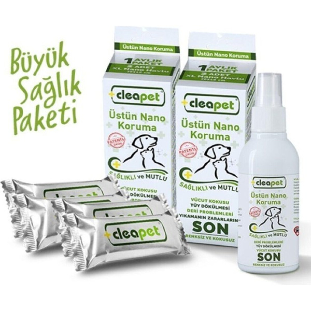 Cleapet Büyük Sağlık Paketi 2 Adet Havlu 1 Adet Sprey Oto Boyaları Fiyatı
