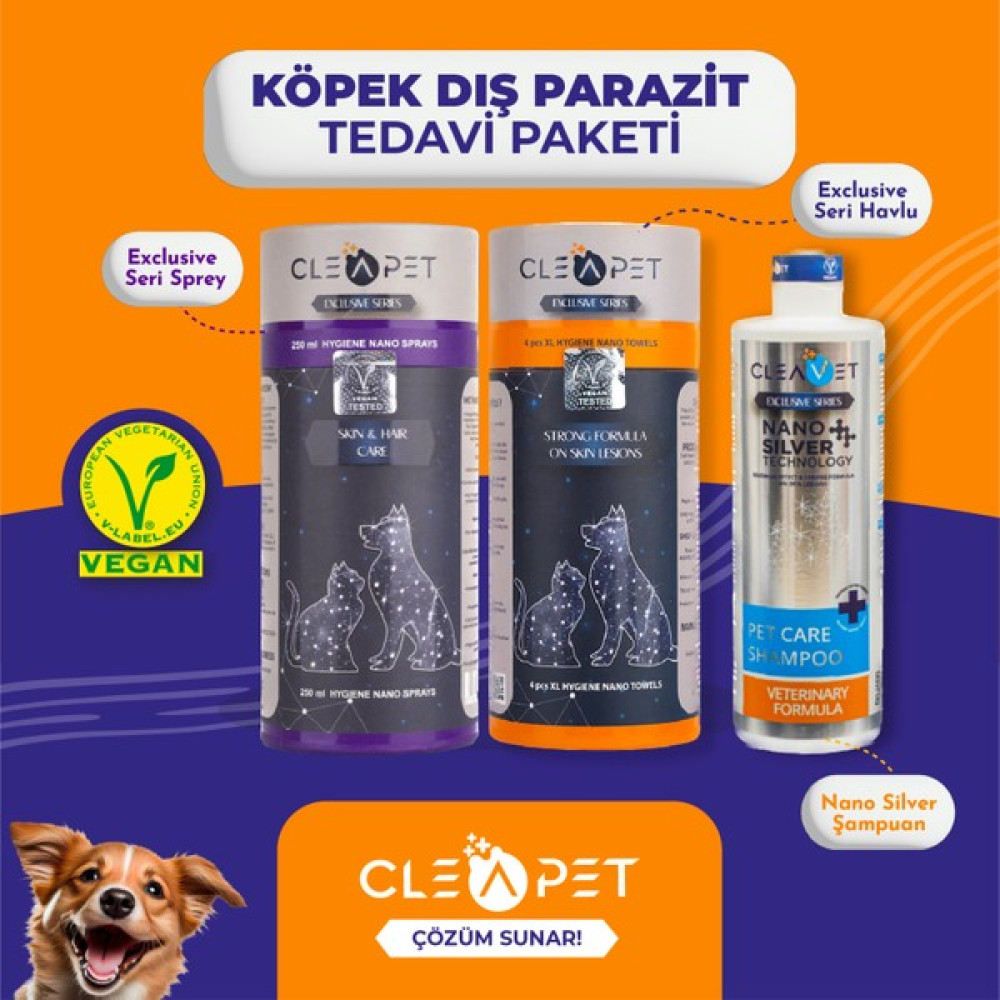 Cleapet Dış Parazit Paketi (Köpek) Evcil Hayvan Ürünleri Fiyatı