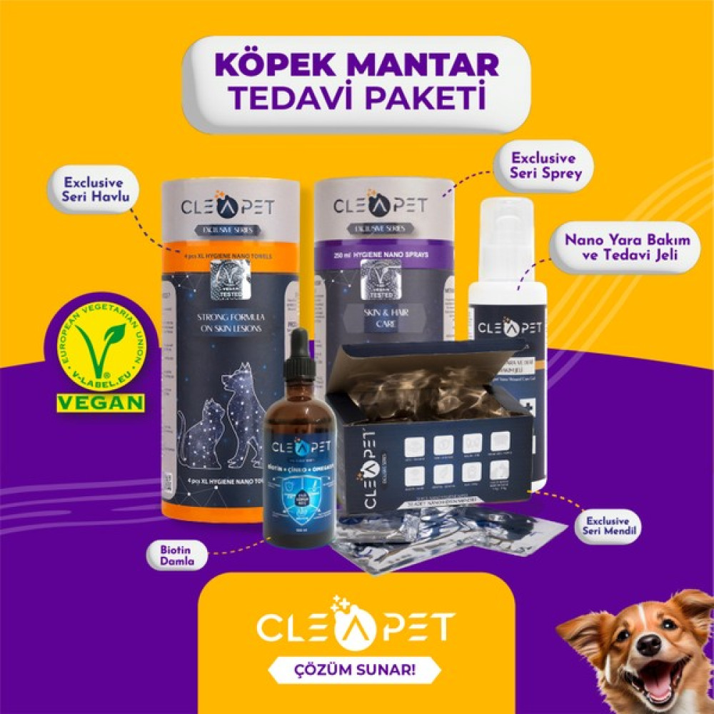Cleapet Köpek Mantar Onarım Paketi Evcil Hayvan Ürünleri Fiyatı