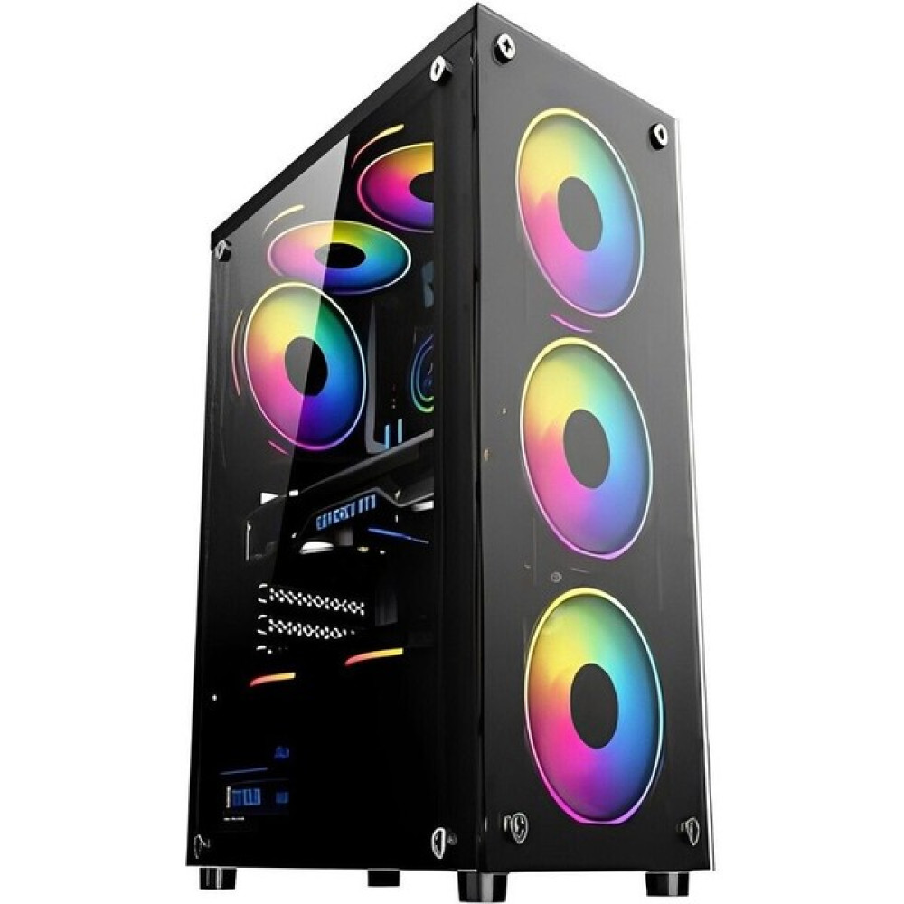 Clear 3 Fanlı Akrilik Panel Atx Gaming Oyuncu Kasası PC Kasaları Fiyatı
