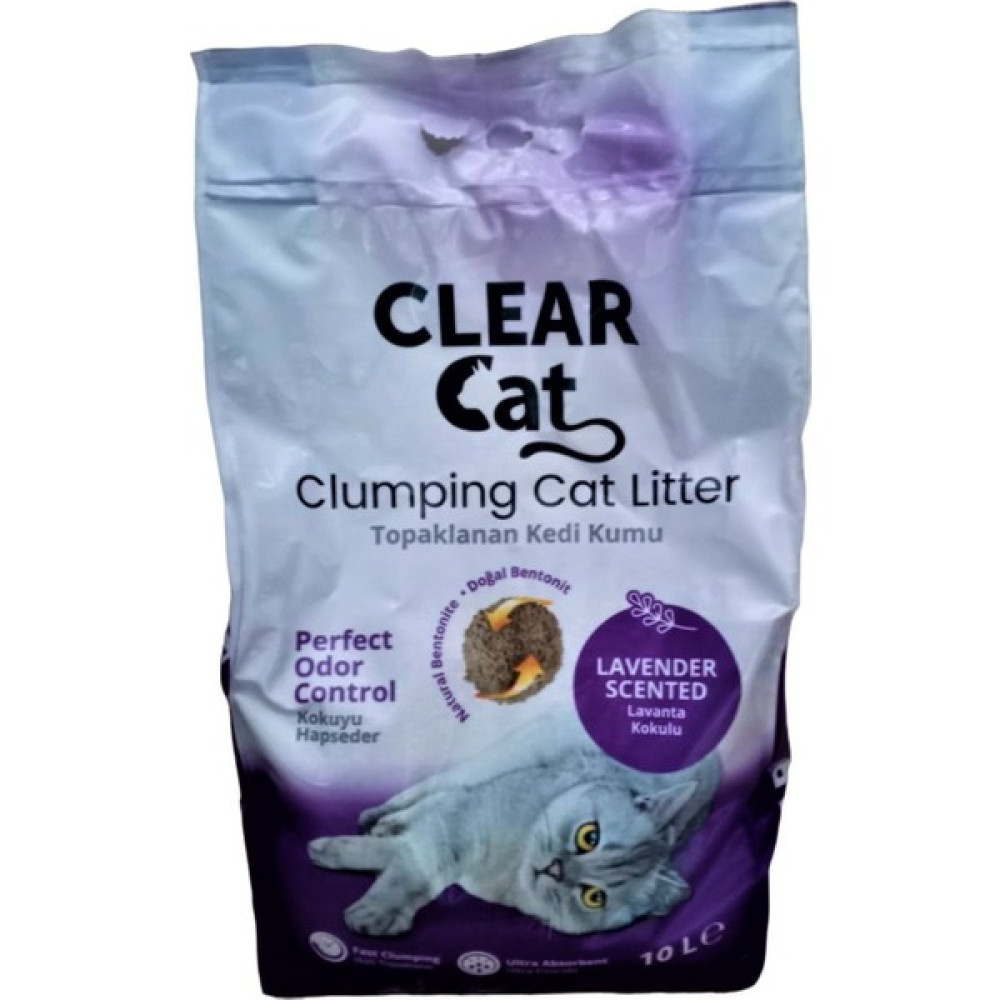 Clear Cat 3 Adet Kedi Kumu 10 Lt Lavanta Topaklanan Kedi Kumu Doğal Bentonit Evcil Hayvan Ürünleri Fiyatı