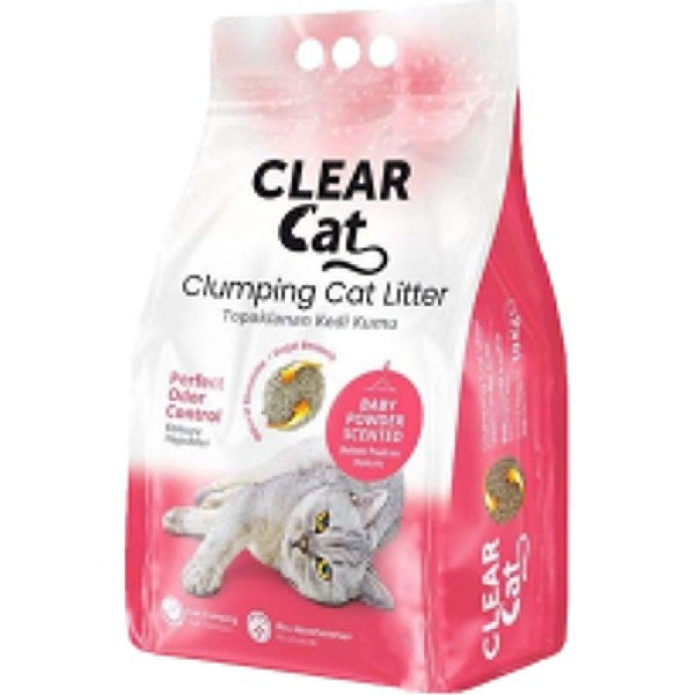 Clear Cat Bebek Pudrasi Kokulu 10 lt. İnce Taneli Bentonit Kedi Kumu Evcil Hayvan Ürünleri Fiyatı