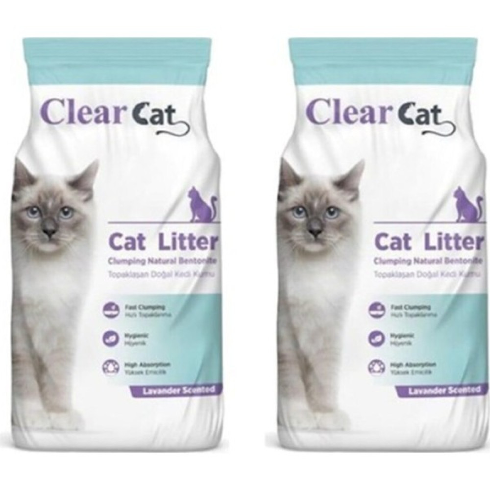 Clear Cat Lavanta Kokulu İnce Taneli Kedi Kumu 10 kg x 2 Adet Evcil Hayvan Ürünleri Fiyatı