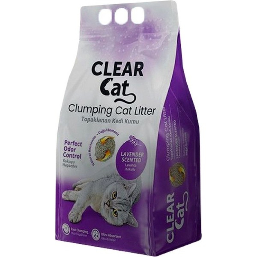 Clear Cat Lavanta Kokulu Kedi Kumu Topaklaşan Bentonit 2 x 10 Lt Evcil Hayvan Ürünleri Fiyatı