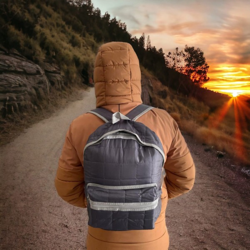 Clear Gri Sırt Çantası Unisex Kapitone Sırt Çantası (Outdoor) Fiyatı