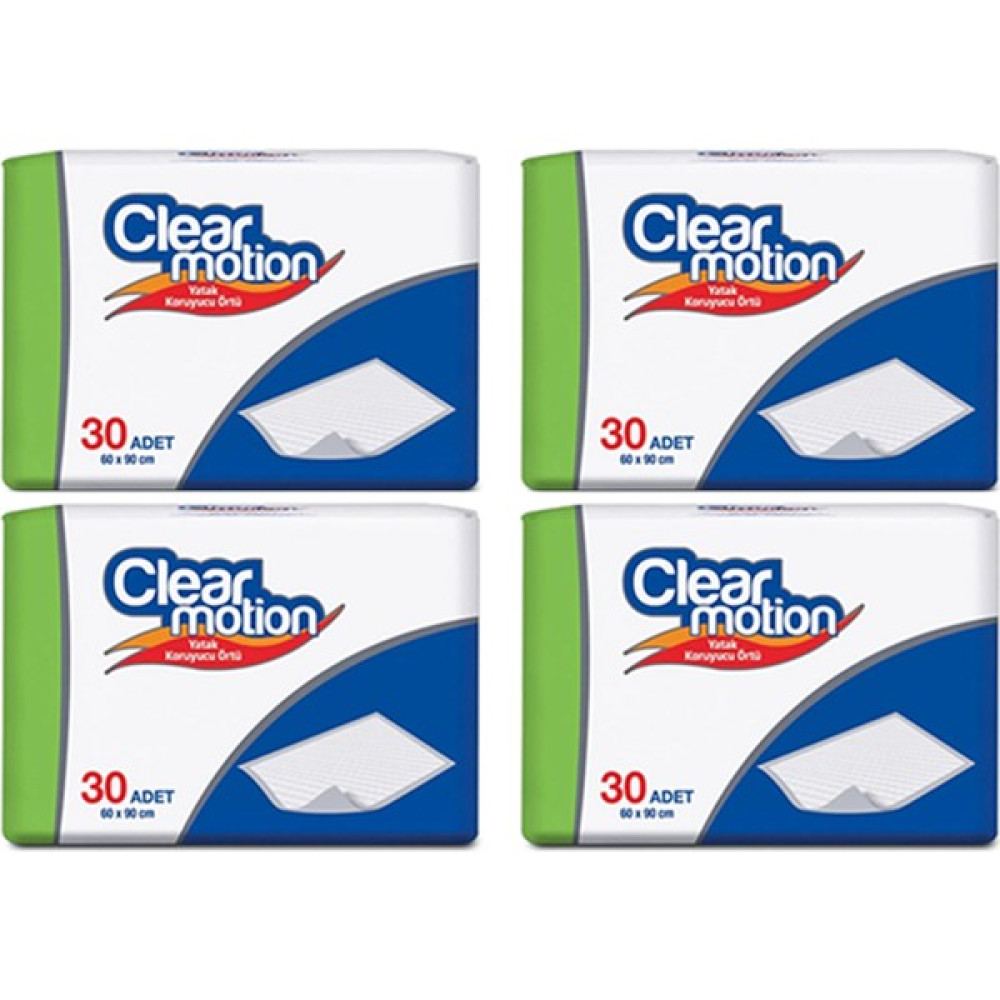 Clear Motion Yatak Koruyucu Örtü 60X90 cm 120 Adet - 60 x 90 cm Alez / Yatak Koruyucu Fiyatı
