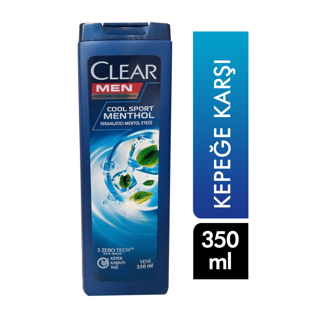 Clear Şampuan 350 ml Men Cool Sport Mentol Kepeğe Karşı Etkili Şampuan ve Saç Kremi Fiyatı