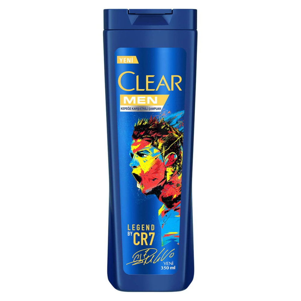Clear Şampuan 350 ml Men Legend By CR7 Cristiano Ronaldo Kepeğe Karşı