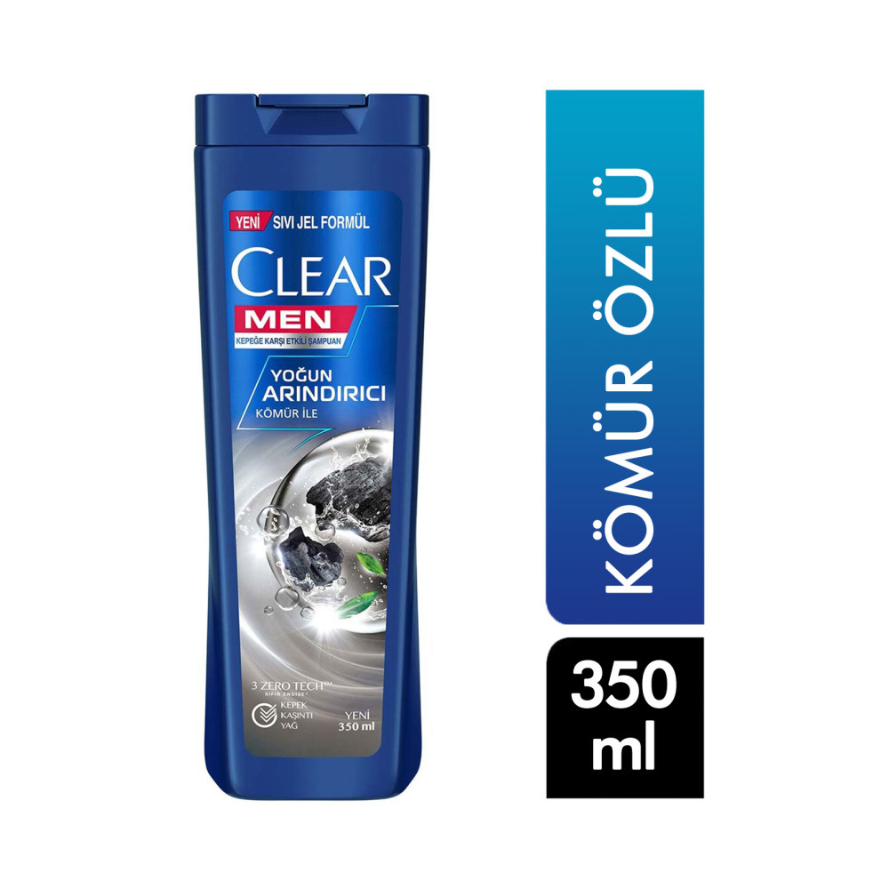 Clear Şampuan 350 ml Men Yoğun Arındırıcı Kömür Kepeğe Karşı Şampuan ve Saç Kremi Fiyatı