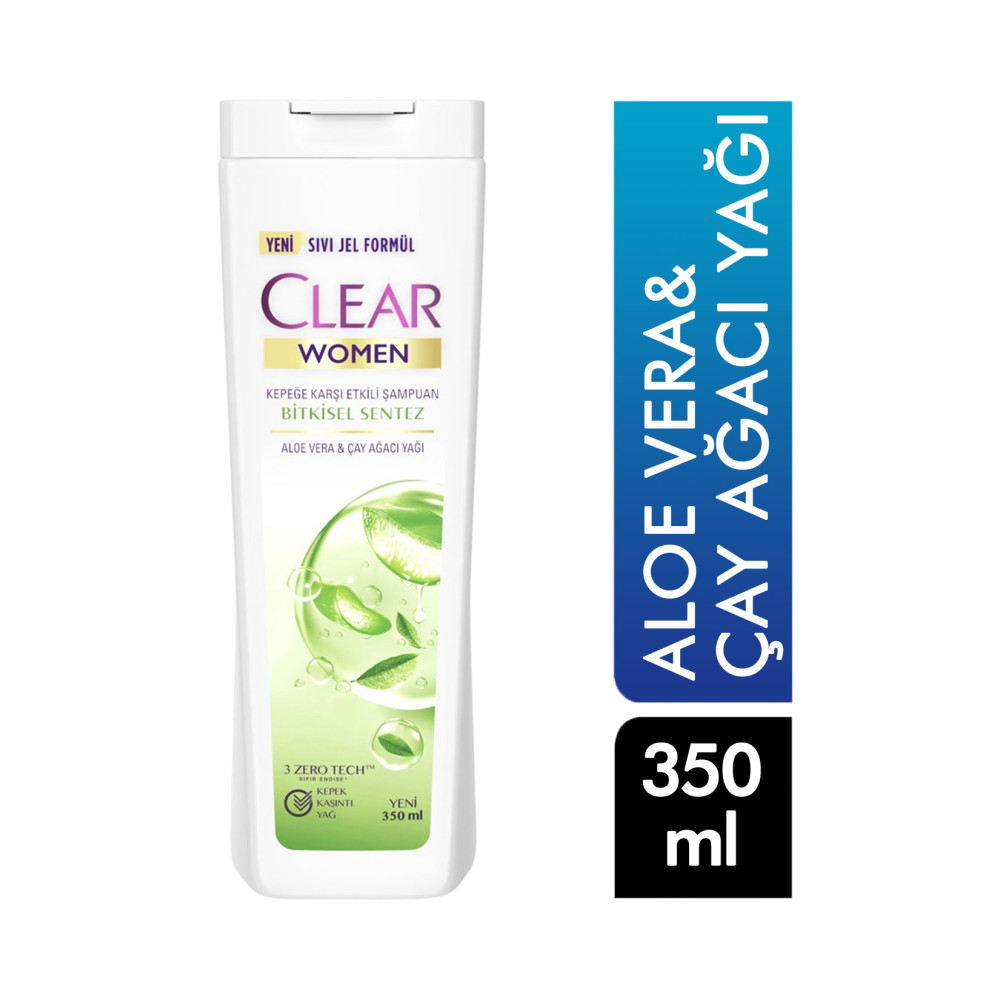 Clear Şampuan 350 ml Women Aloe Vera &çay Ağacı Yağı Şampuan ve Saç Kremi Fiyatı