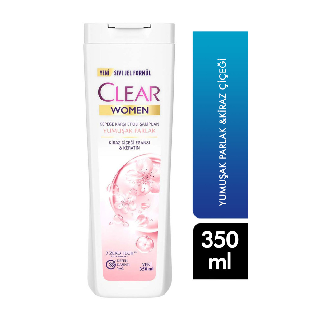 Clear Şampuan 350 ml Women Yumuşak Parlak Şampuan ve Saç Kremi Fiyatı