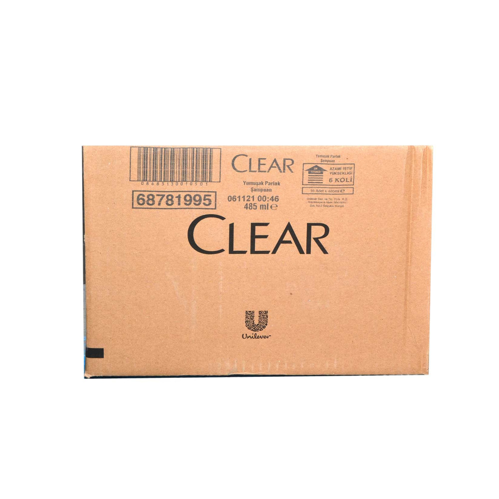 Clear Şampuan 485 ml Women Kepeğe Karşı Etkili Yumuşak ve Parlak
