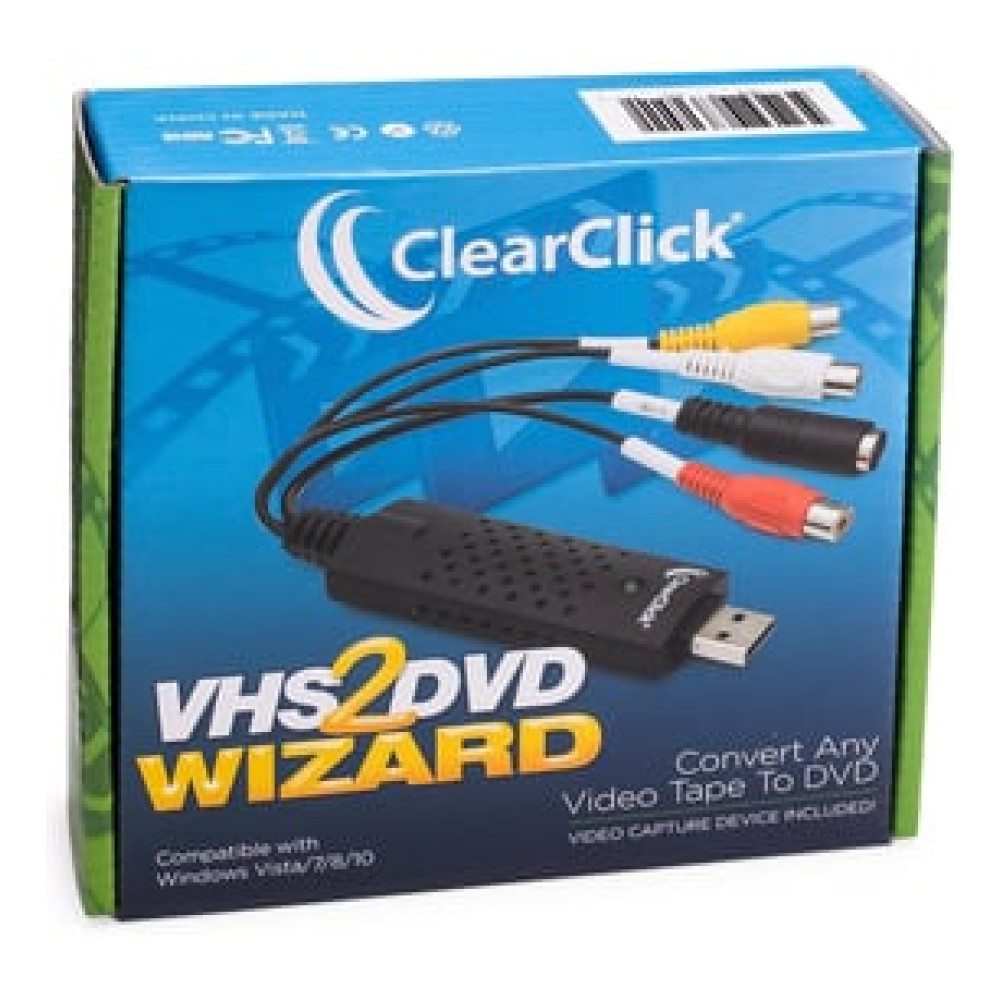 ClearClick VHS'den DVD'ye Sihirbazı - USB Video Yakalayıcı Dijital Video İşleme Fiyatı