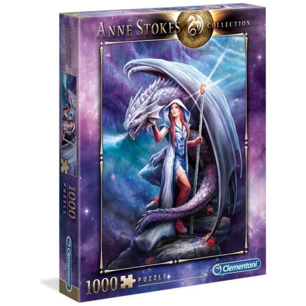 Clementoni - 1000 Parça Anne Stokes Yetişkin Puzzle - Dragon Mage 39525 Puzzle & Aksesuarları Fiyatı