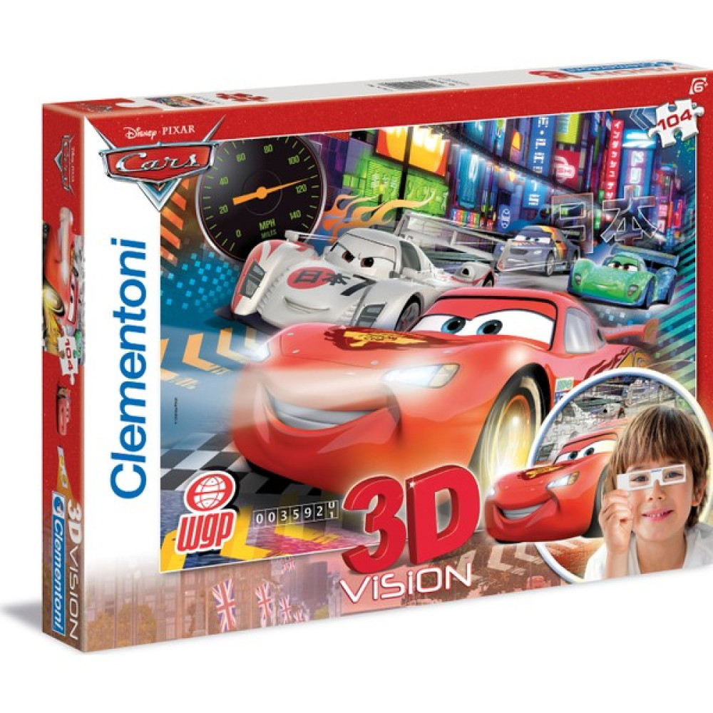 Clementoni 104 Parça Puzzle 3 Boyutlu (3D) Cars Puzzle & Aksesuarları Fiyatı