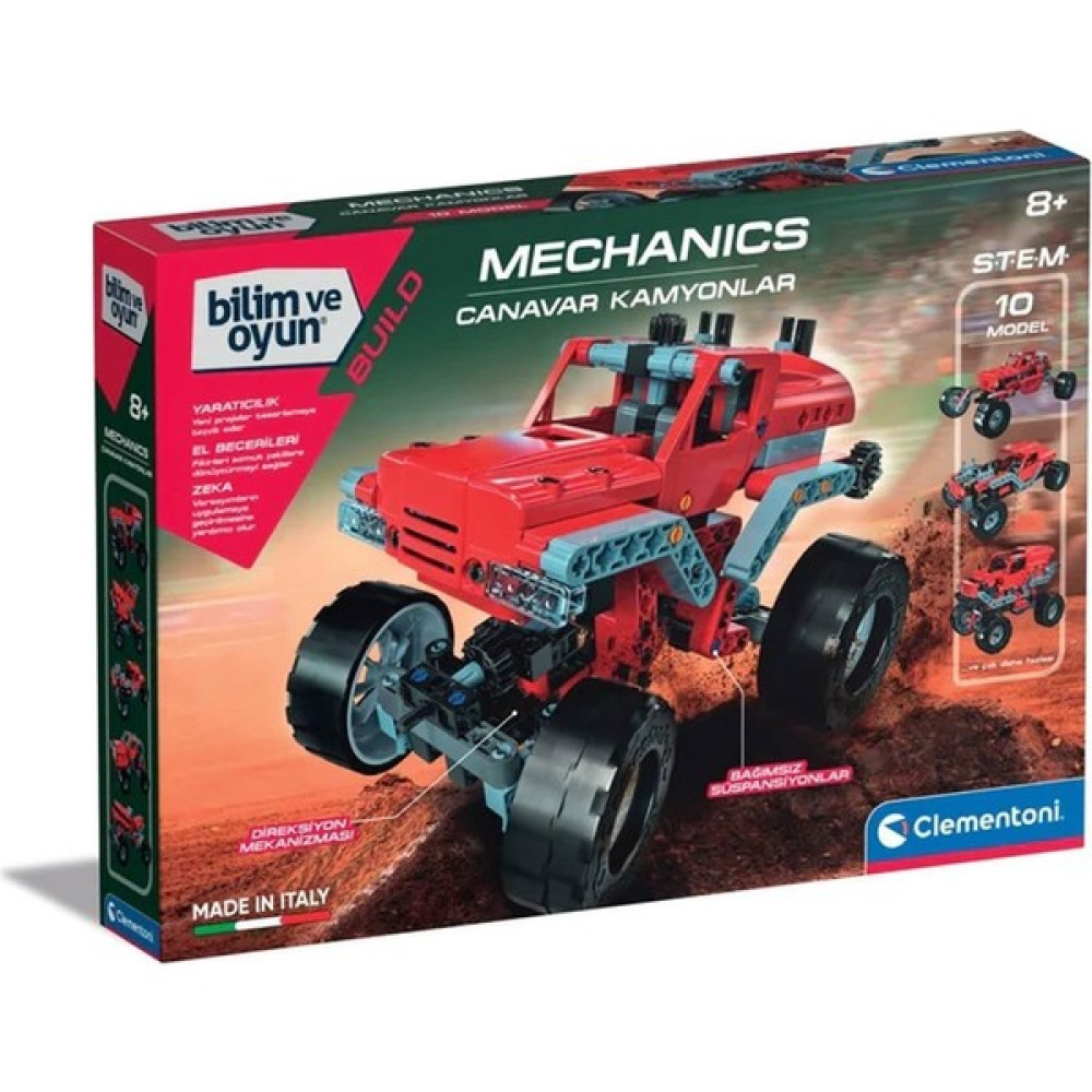 Clementoni 75038TR Mekanik Laboratuvarı - Canavar Kamyonlar +8 Yaş Eğitici Oyuncak Fiyatı