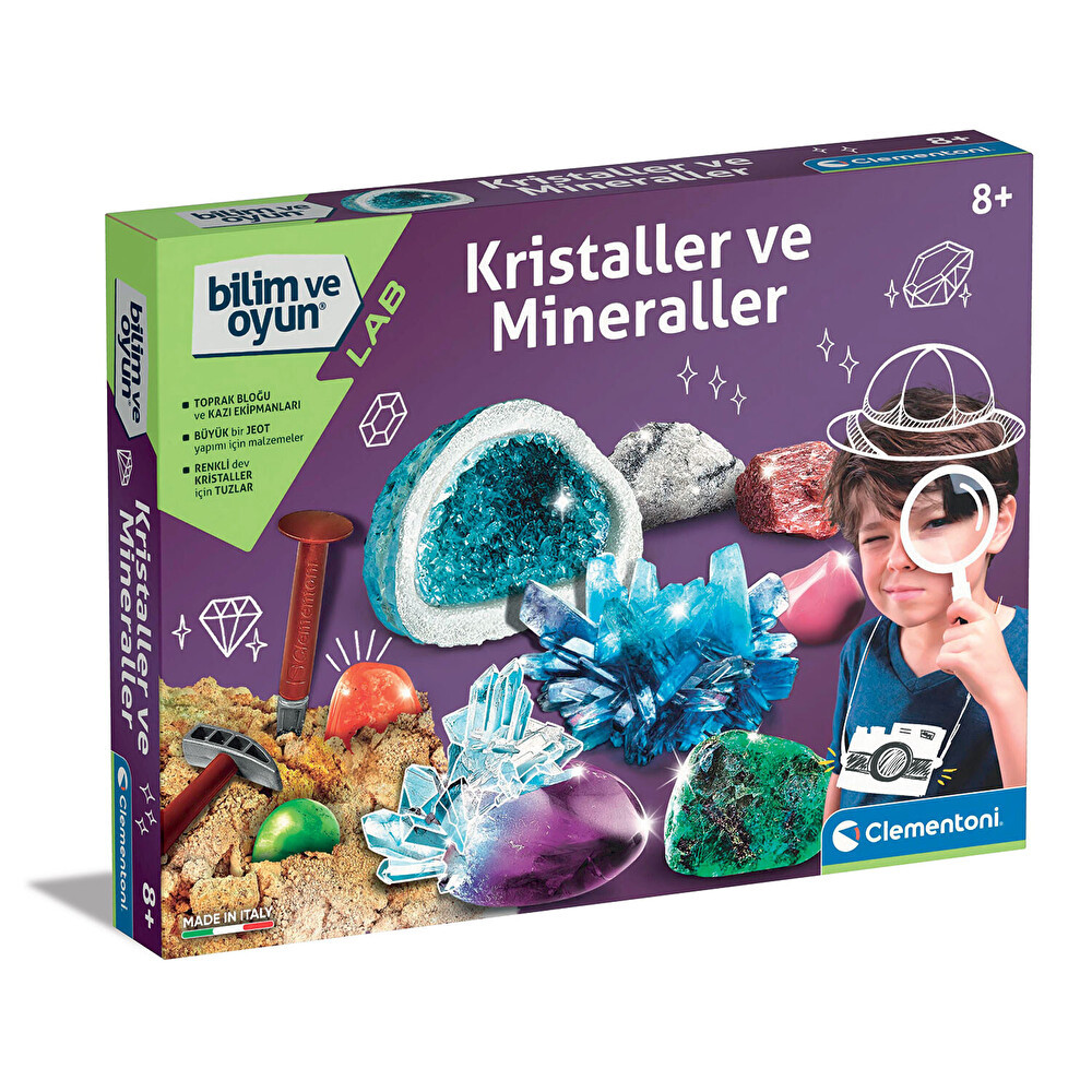 Clementoni Bilim Ve Oyun - Kristaller Ve Mineraller Oyuncak Fiyatı