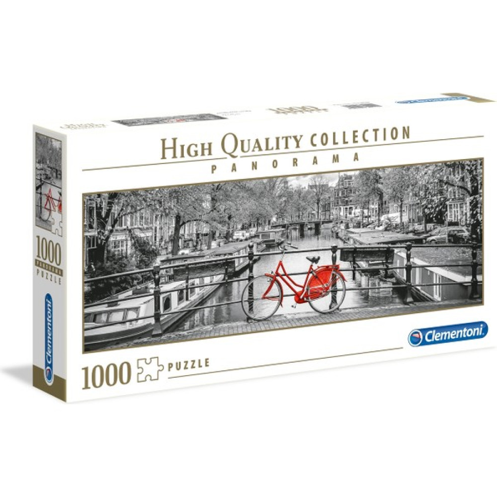 Clementoni Yetişkin Panorama Puzzle Amsterdam Bicycle 1000 Parça - 1 Puzzle & Aksesuarları Fiyatı