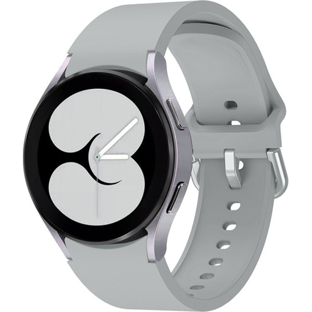 Clemon Samsung Galaxy Watch 4 5 Pro 6 40 42 43 44 45 46 47 mm Uyumlu Kavisli Tasarım Silikon Kordon - Gri Giyilebilir Teknoloji Aksesuarları Fiyatı