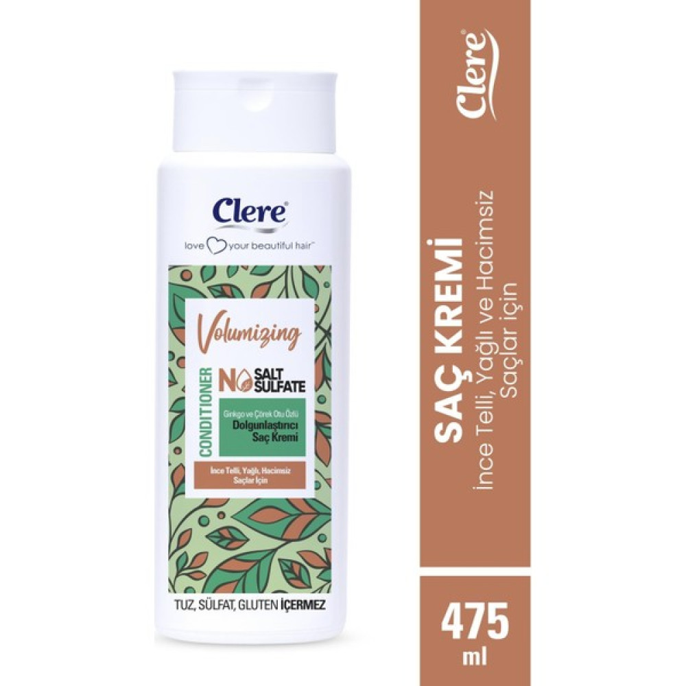 Clere Volumizing Ginkgo ve Çörek Otu Özlü Dolgunlaştırıcı Saç Kremi - 1 Şampuan ve Saç Kremi Fiyatı