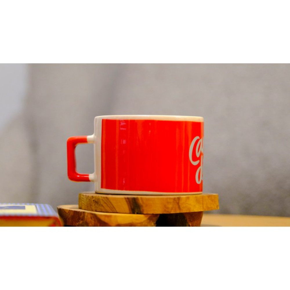 Clicksy Clicksy carpe Diem Yazılı Baskılı Kupa Bardak  - Krem - 199 ml Oto Boyaları Fiyatı
